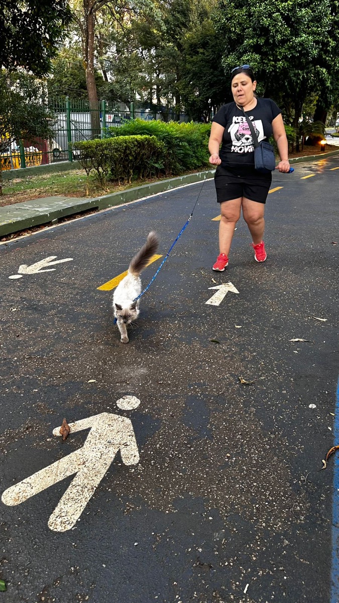 Mamãe passeando com Dudu